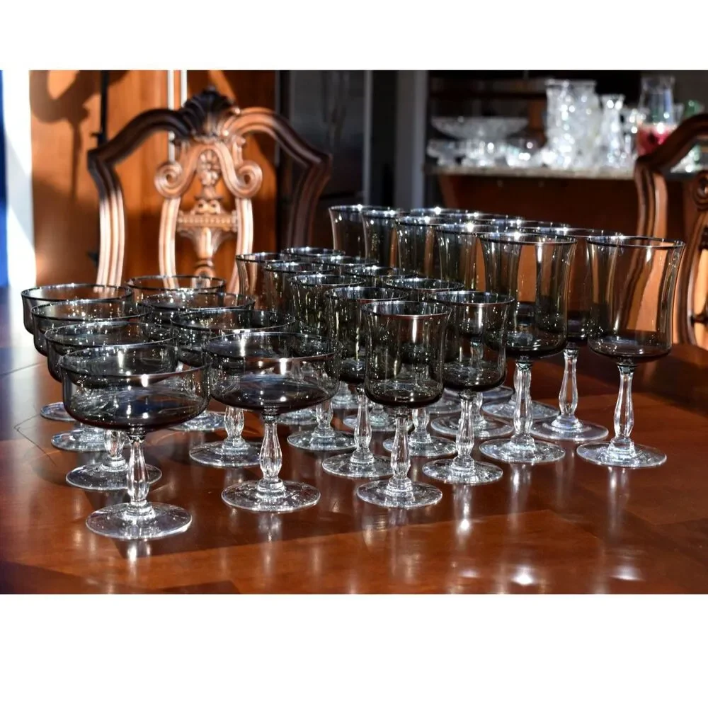 30-Piece Noritake Admiration Crystal Stemware Set